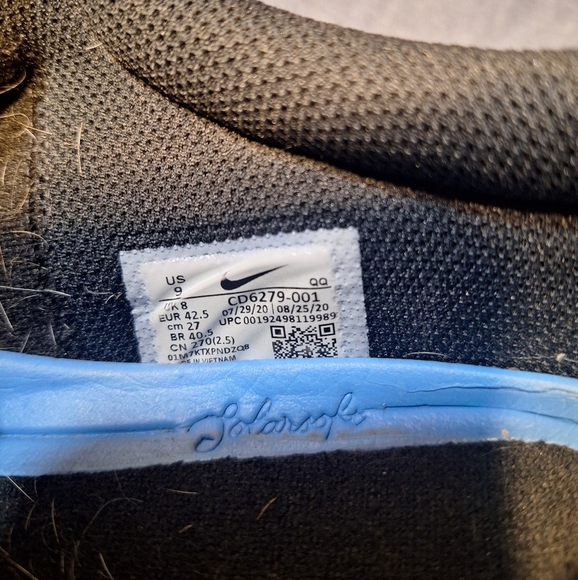 Nike SB Charge Black Canvas Skate Shoe - Picture 8 of 9